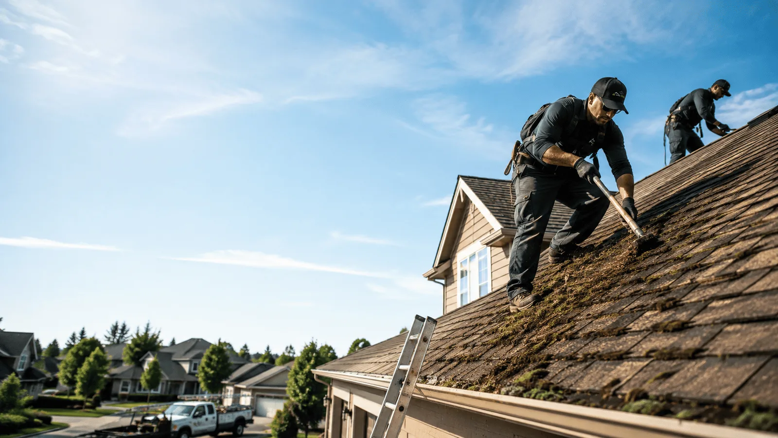Roof Moss Removal in Bennington, IN near me
